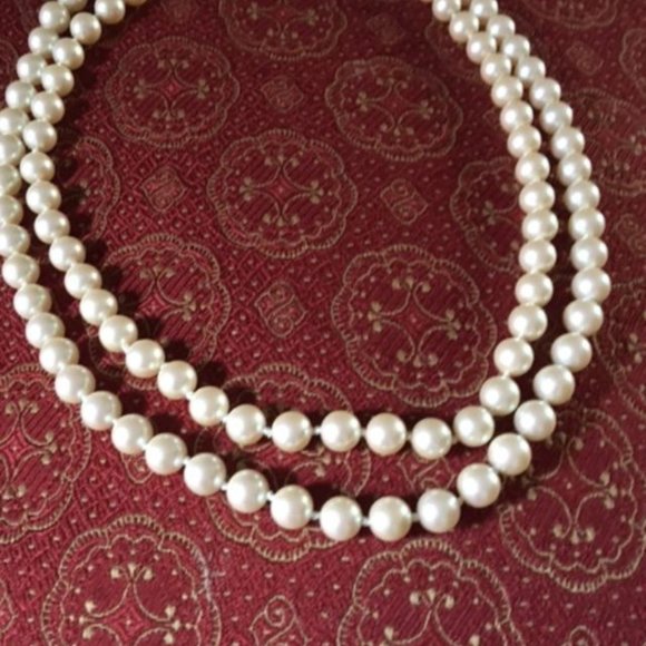 Monet double strand pearl necklace - Picture 2 of 6